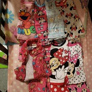 Girls winter pajamas